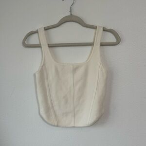 Promise Cream Crop Top